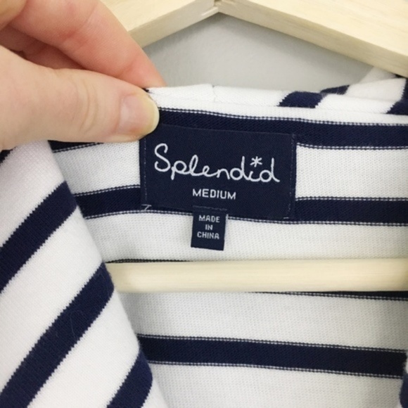 SPLENDID Vista Stripe Moto Jacket M - Picture 5 of 9